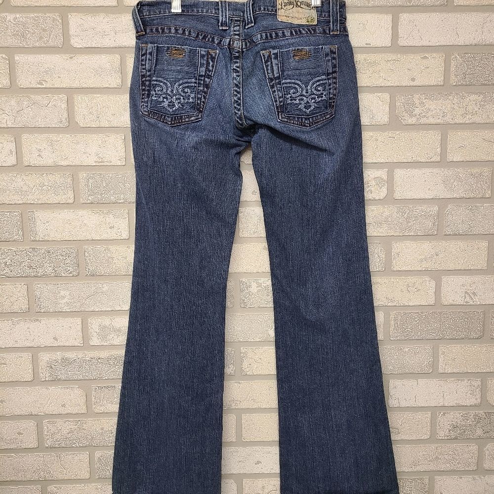 Lucky Brand Lil Delaware Denim Jeans Size 8 / 29 - Picture 4 of 14